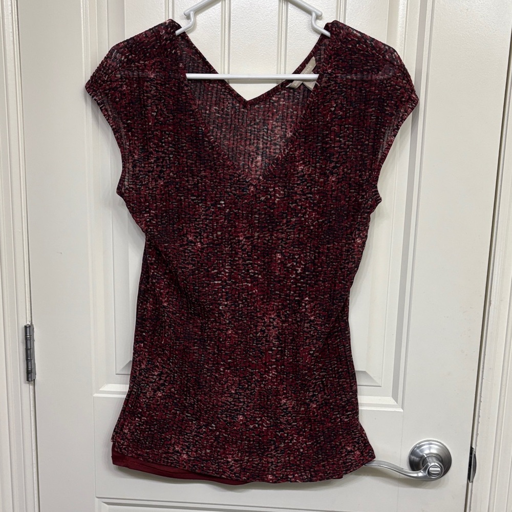 Banana Republic Elegant Red Women's Top